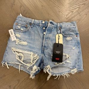 BRAND NEW Levi’s 501 High-Waisted Cutoff Shorts
